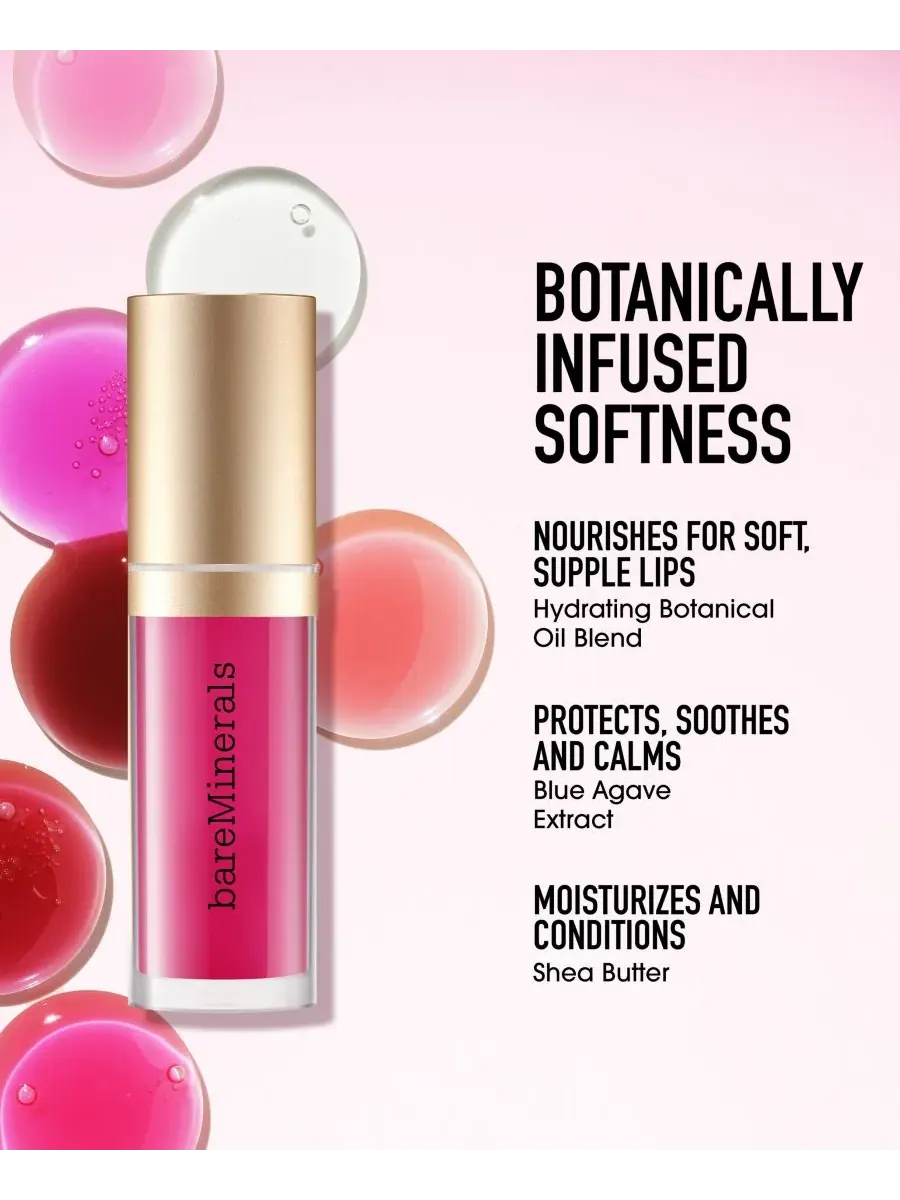 Питательное масло для губ, 0,12 унции BareMinerals, Flaunt — изображение 9 из 10