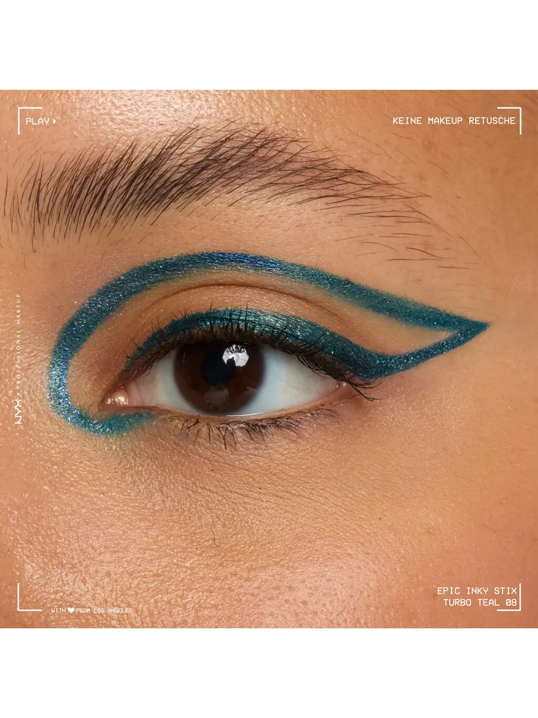 Кремово-гелевая водостойкая подводка для глаз Nyx Professional Makeup Epic Inky Stix, Turbo Teal — изображение 2 из 3
