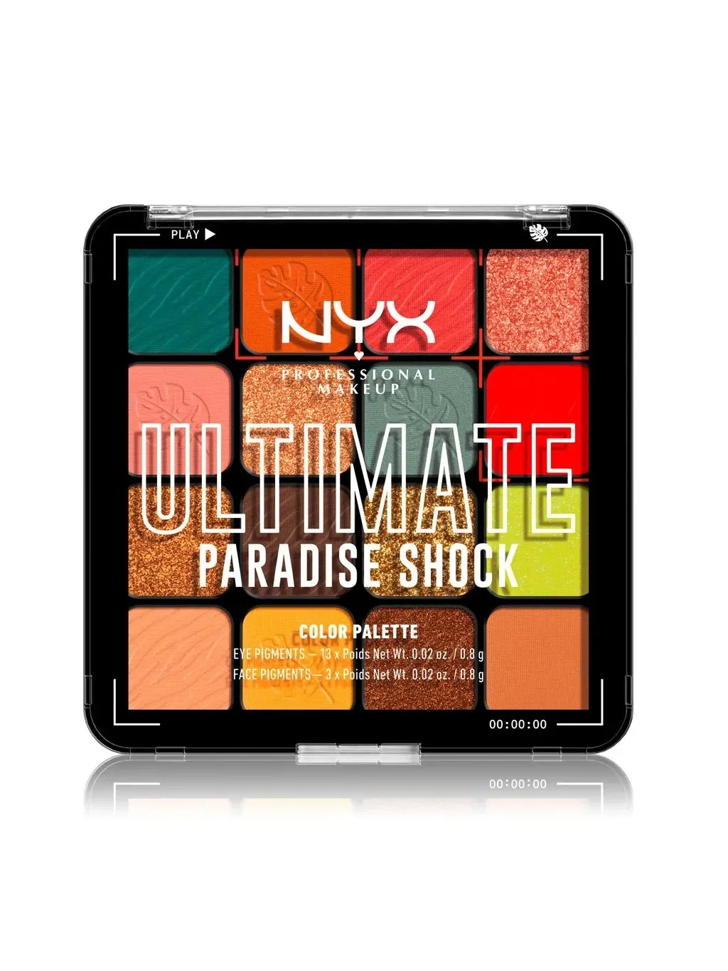 Палетка теней для век NYX Professional Makeup Ultimate: Paradise Shock — изображение 1 из 4