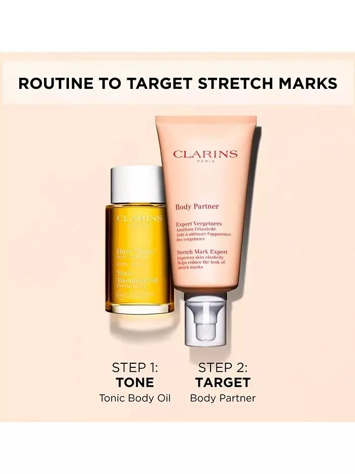 Укрепляющий крем от растяжек Body Partner, 5,8 унции Clarins — изображение 4 из 9