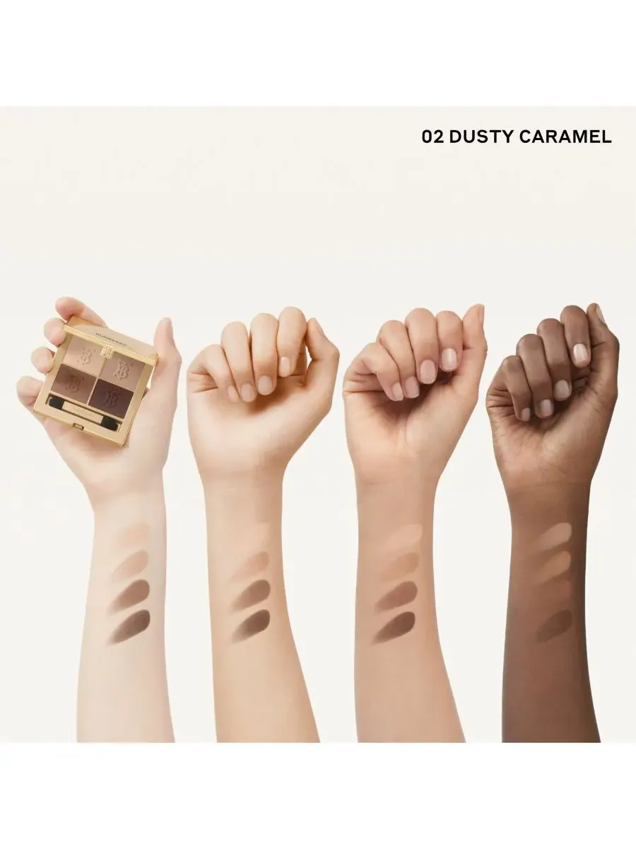 Палетка теней для век Eye Quad, 0,16 унции Burberry, 02 Dusty Caramel Eye — изображение 3 из 10
