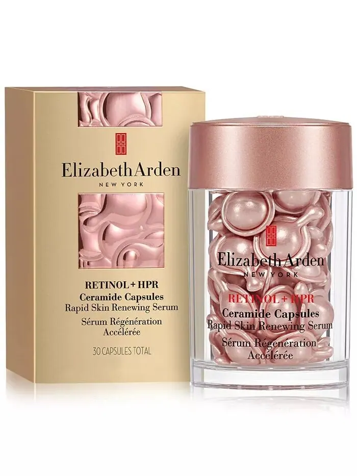 Сыворотка Elizabeth Arden — Retinol + HPR Ceramine Capsules для быстрого обновления кожи — изображение 4 из 14