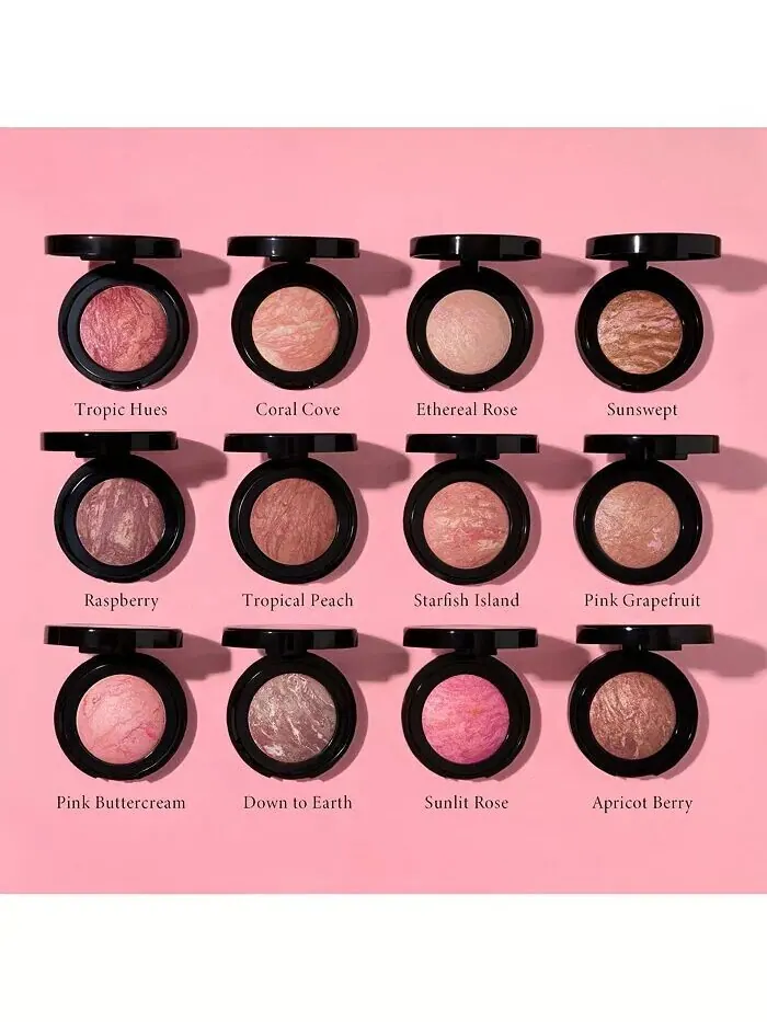 Мраморные румяна Baked Blush-N-Brighten Laura Geller Beauty, цвет Starfish Island — изображение 4 из 9