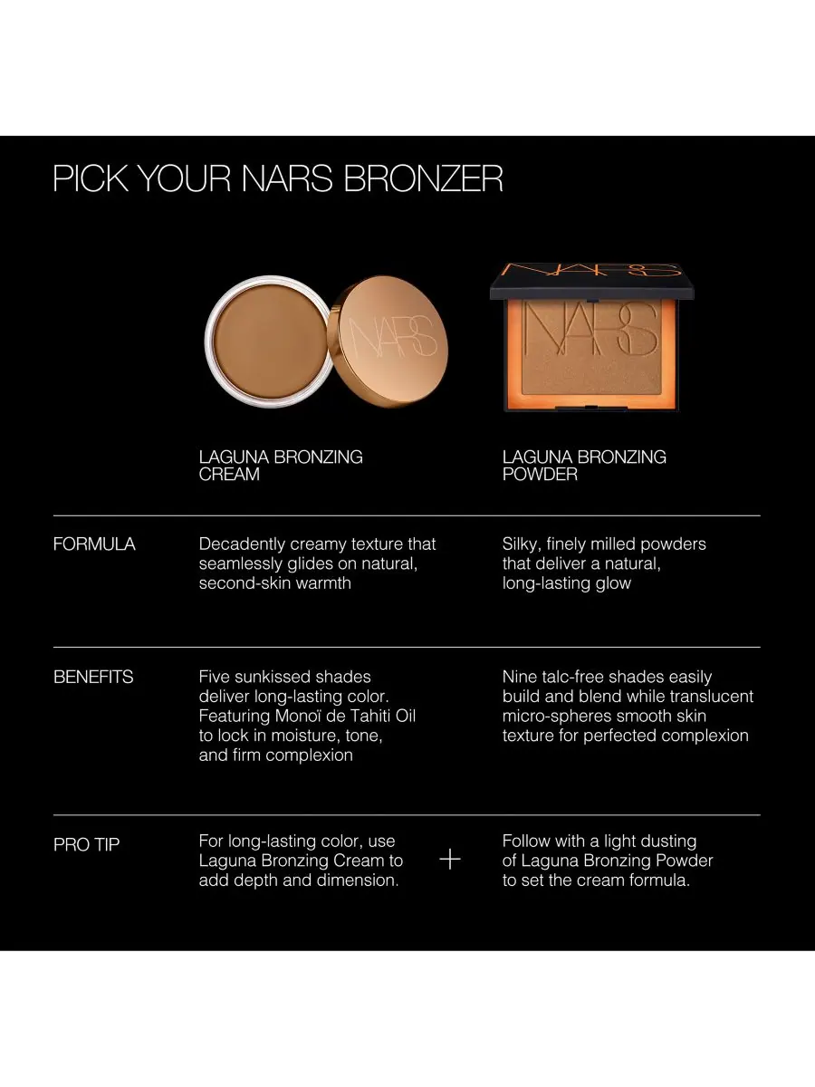 Бронзирующая пудра Laguna без талька NARS, цвет laguna 03 — изображение 8 из 9