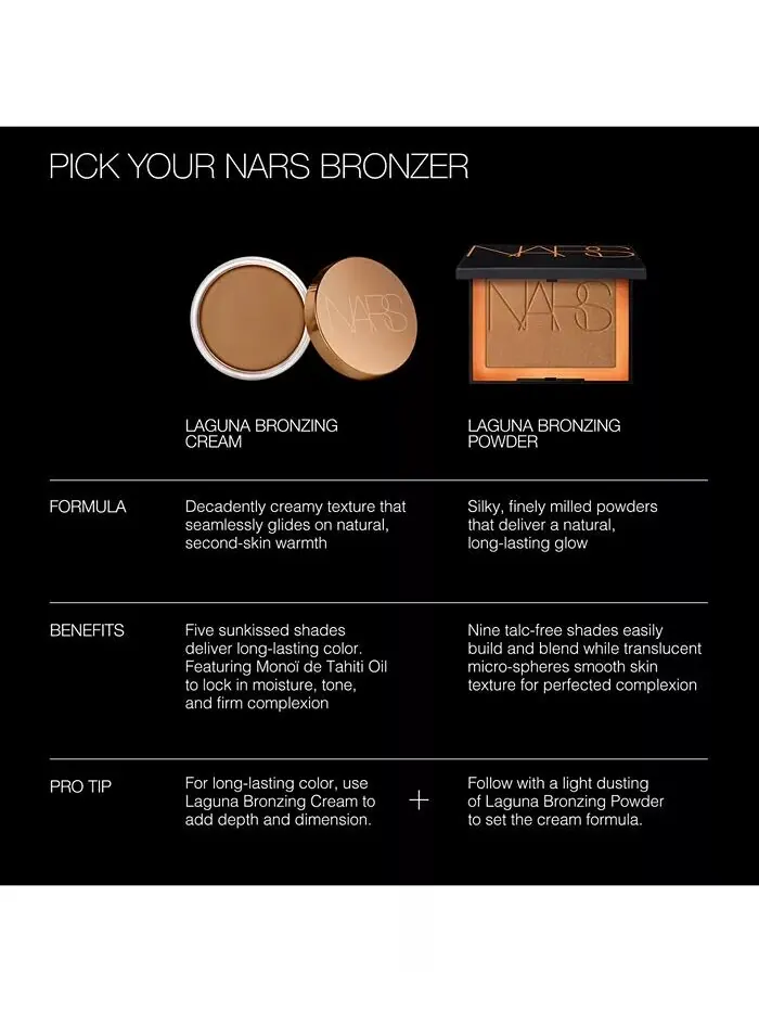 Бронзирующая пудра Laguna без талька Nars, цвет Laguna 05 — изображение 8 из 9