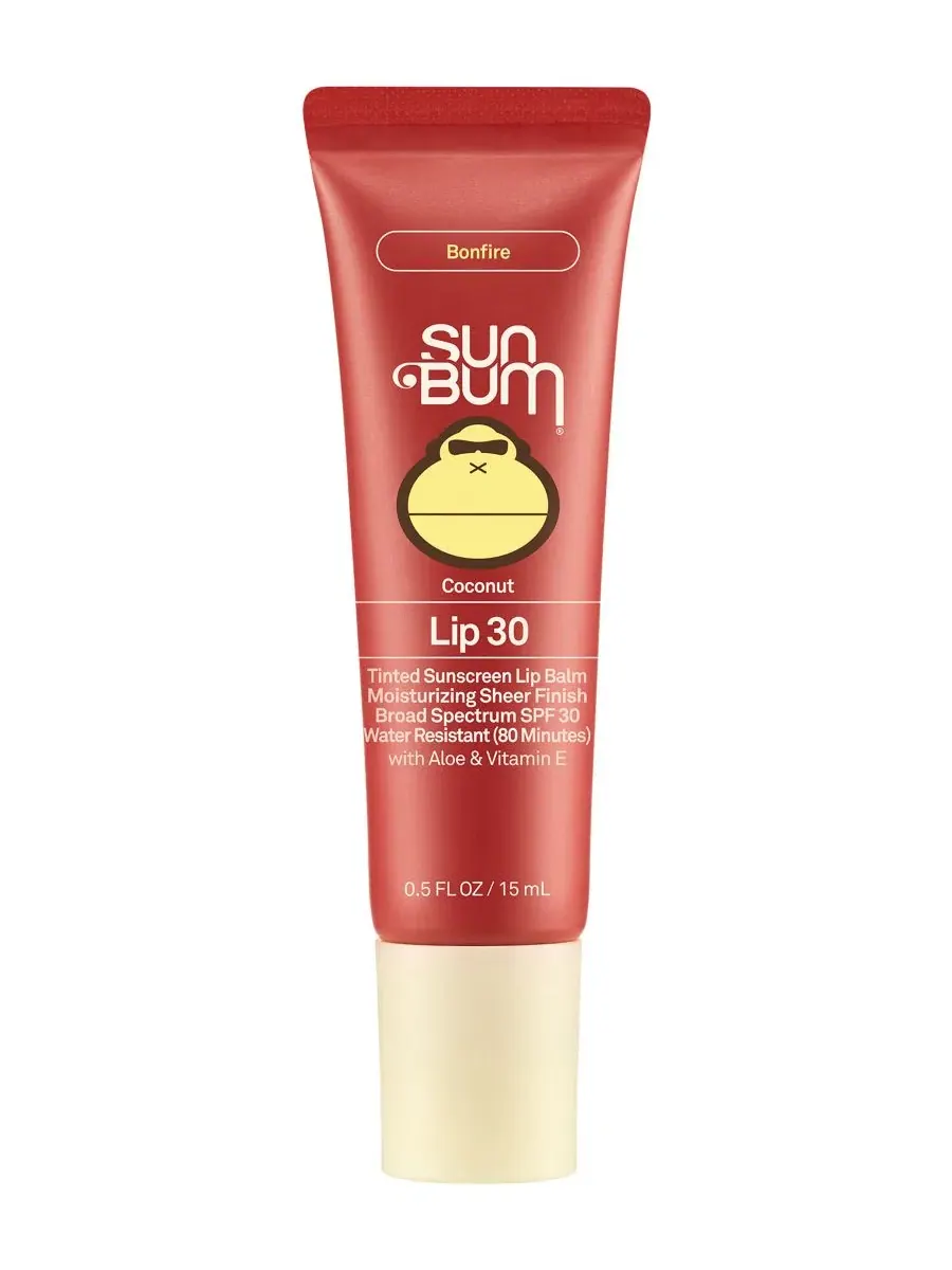 Оригинальный тонированный солнцезащитный бальзам для губ SPF 30, 14 г Sun Bum, bonfire — изображение 1 из 10
