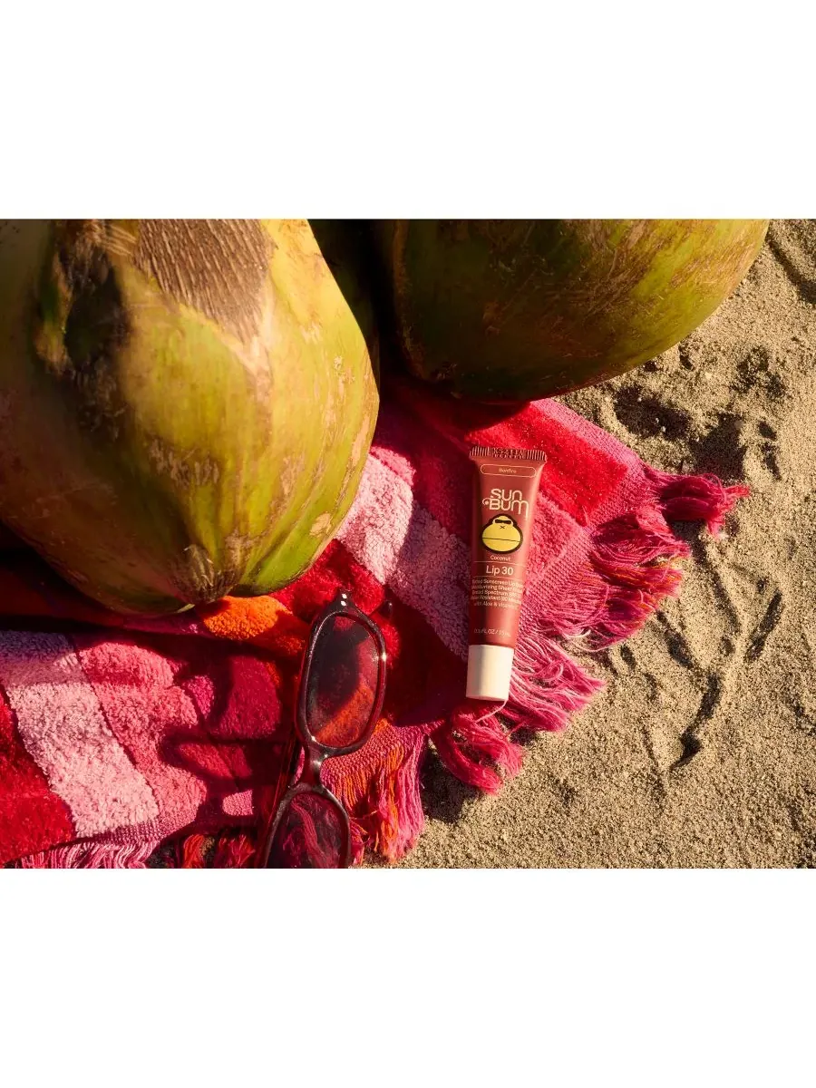 Оригинальный тонированный солнцезащитный бальзам для губ SPF 30, 14 г Sun Bum, bonfire — изображение 10 из 10
