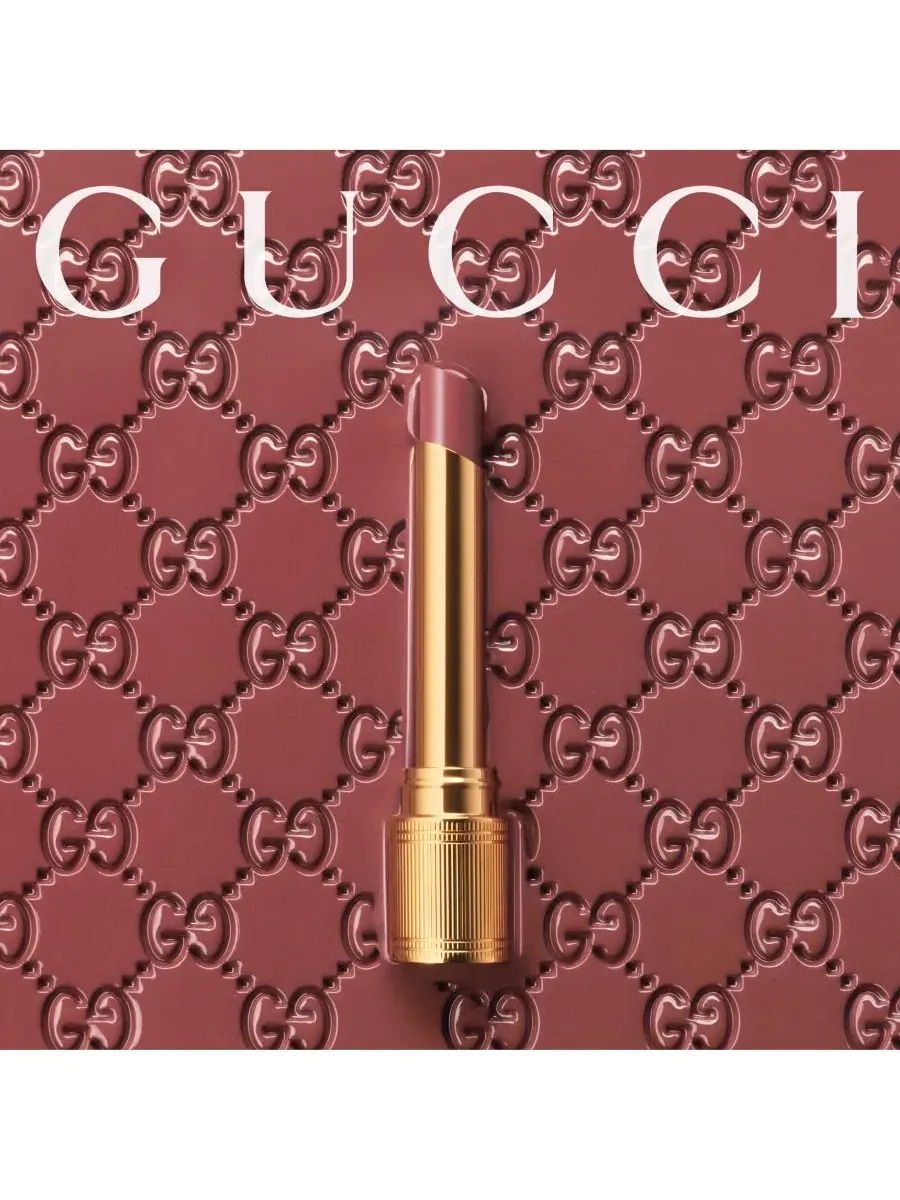 Помада гибридная с блеском и уходом, 1.7 г Gucci Flora Limited Edition Gucci, 130 - Elsa Hazel — изображение 3 из 7
