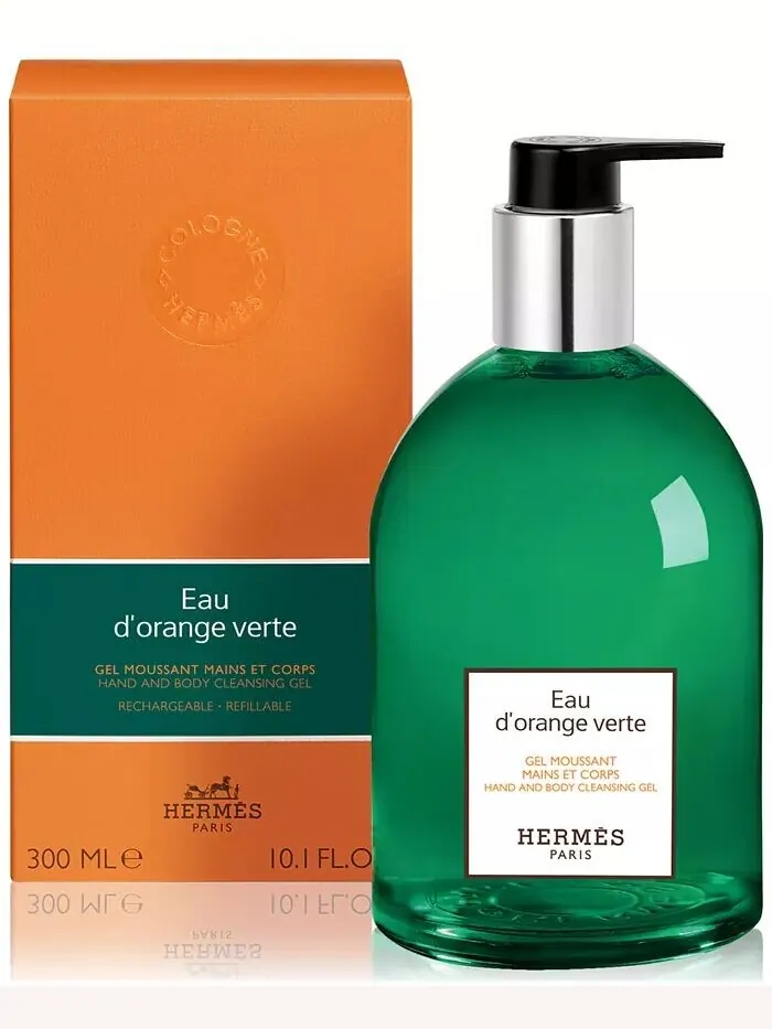 Очищающий гель для рук и тела Eau d'Orange Verte, 10,1 унции Hermès — изображение 3 из 3
