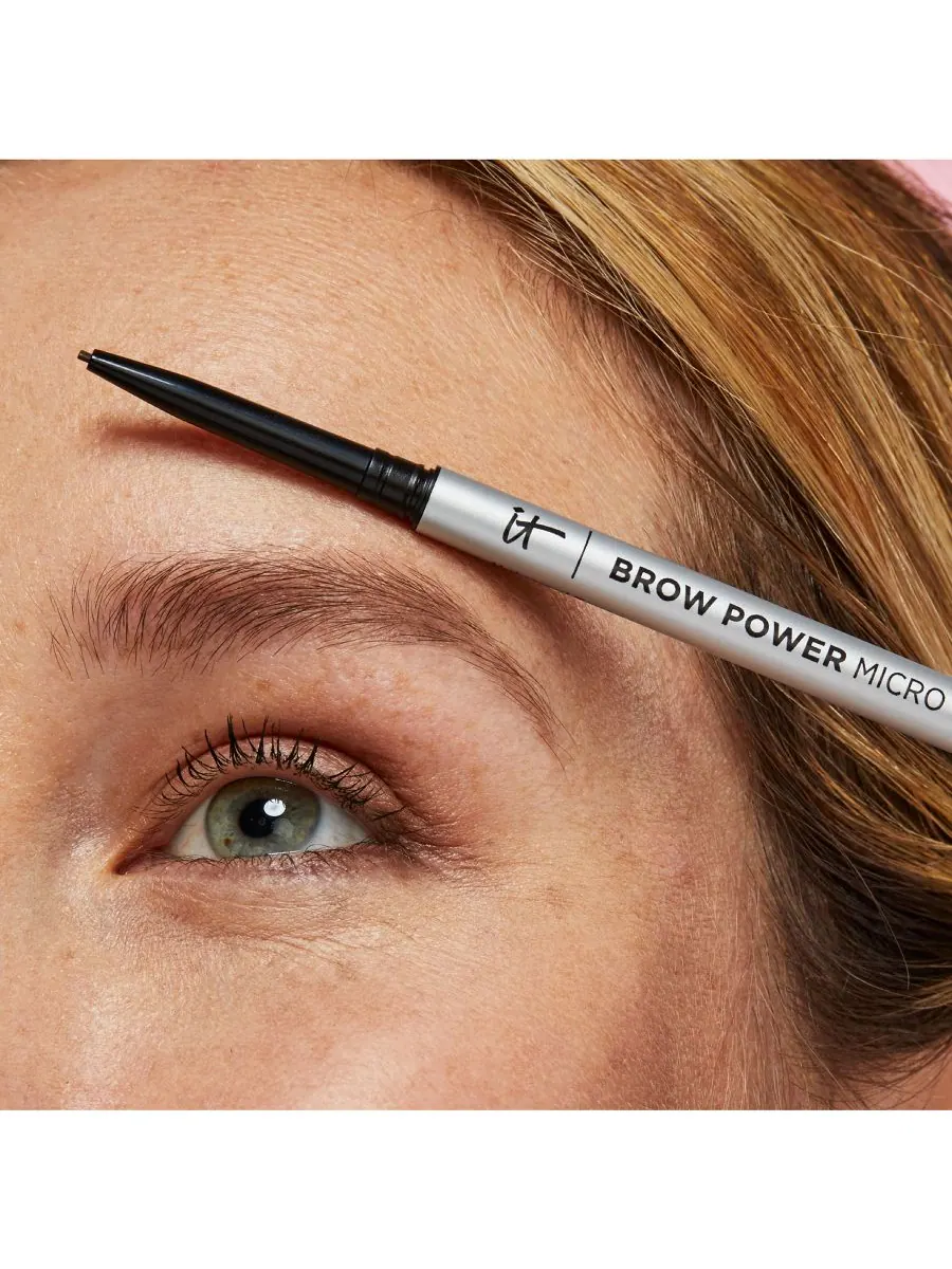 Карандаш для бровей Brow Power Micro Universal Defining Eyebrow Pencil IT Cosmetics, цвет universal — изображение 4 из 9