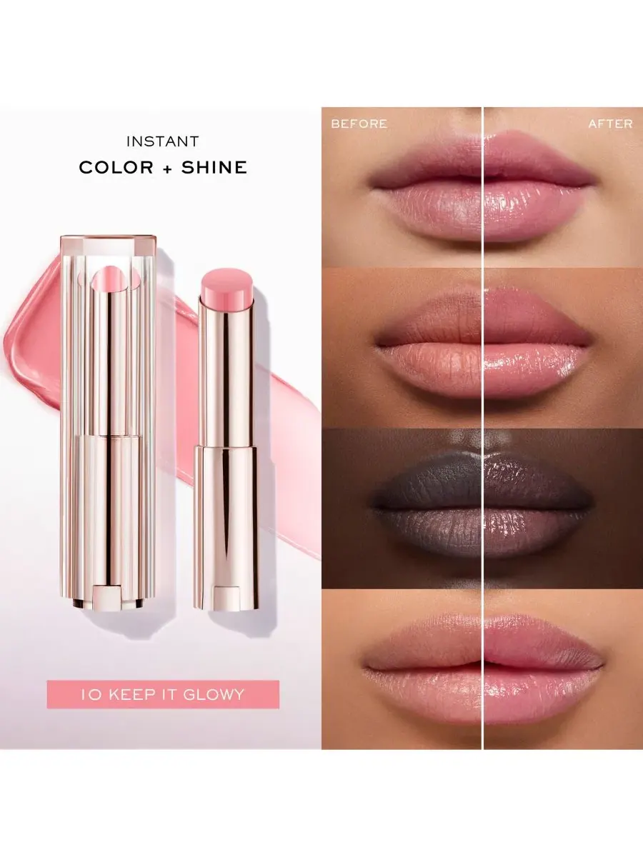 Набор для губ мини 2 предмета Lip Idôle, модель Irresistible Lancôme, Keep It Glowy — изображение 6 из 8