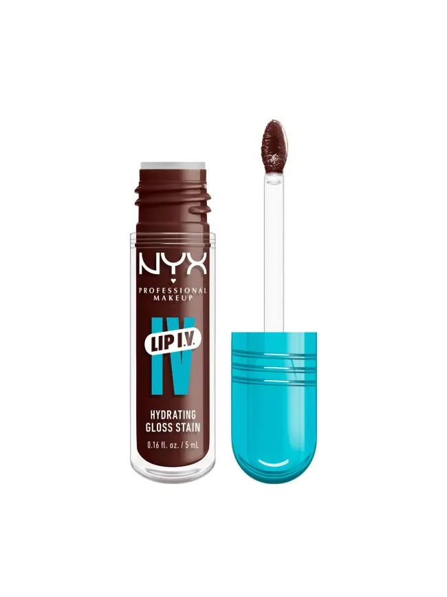 Увлажняющий блеск-тинт для губ NYX Professional Makeup Lip I.V. Hydrating Gloss Stain, оттенок — изображение 2 из 4
