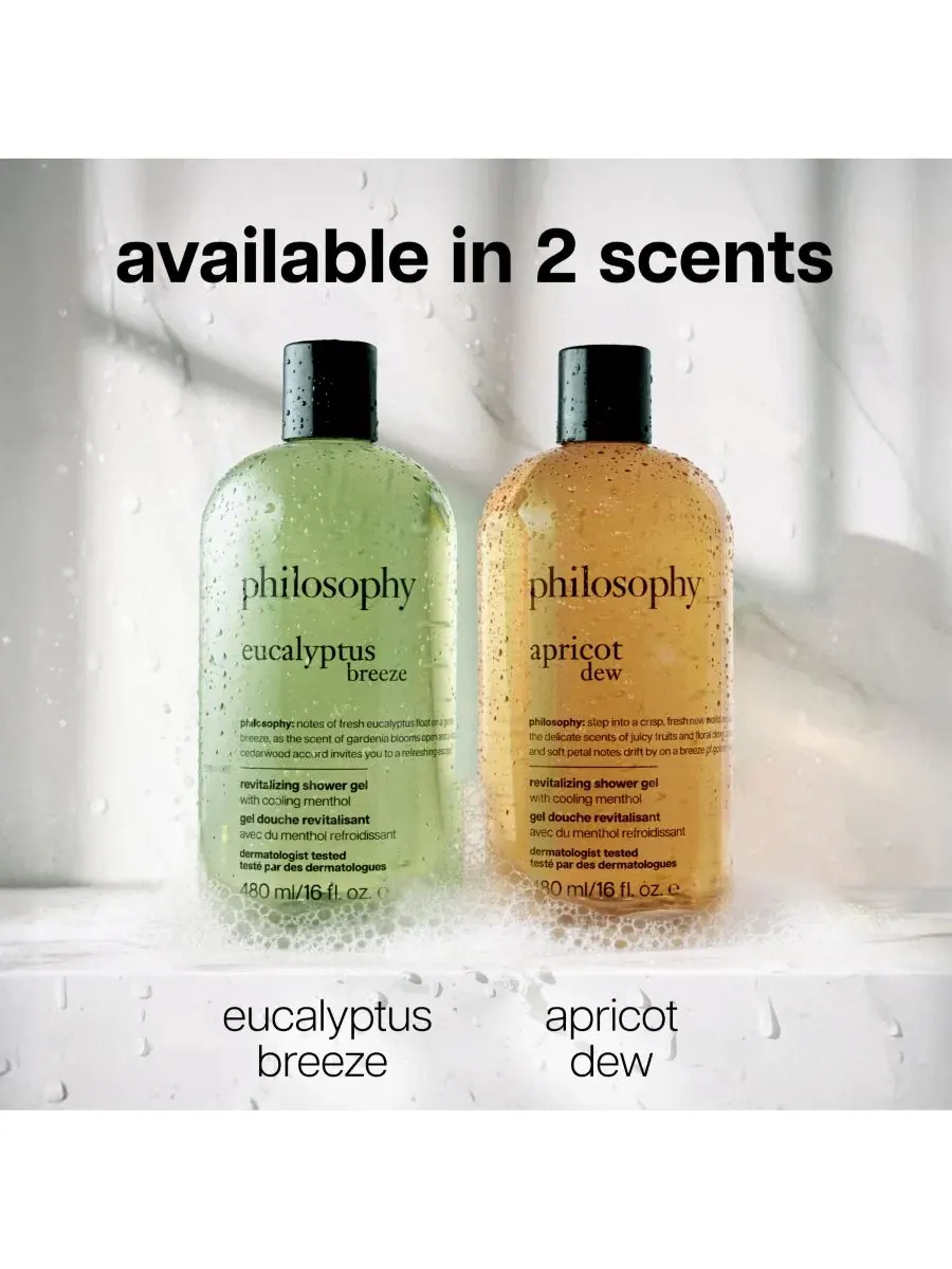 Гель для душа Revitalizing Eucalyptus Breeze, 473 мл philosophy, Eucalyptus Breeze — изображение 4 из 7