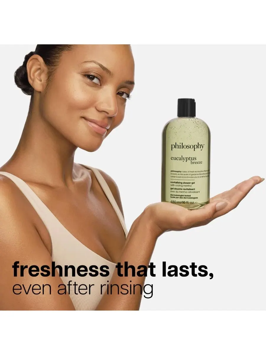 Гель для душа Revitalizing Eucalyptus Breeze, 473 мл philosophy, Eucalyptus Breeze — изображение 6 из 7
