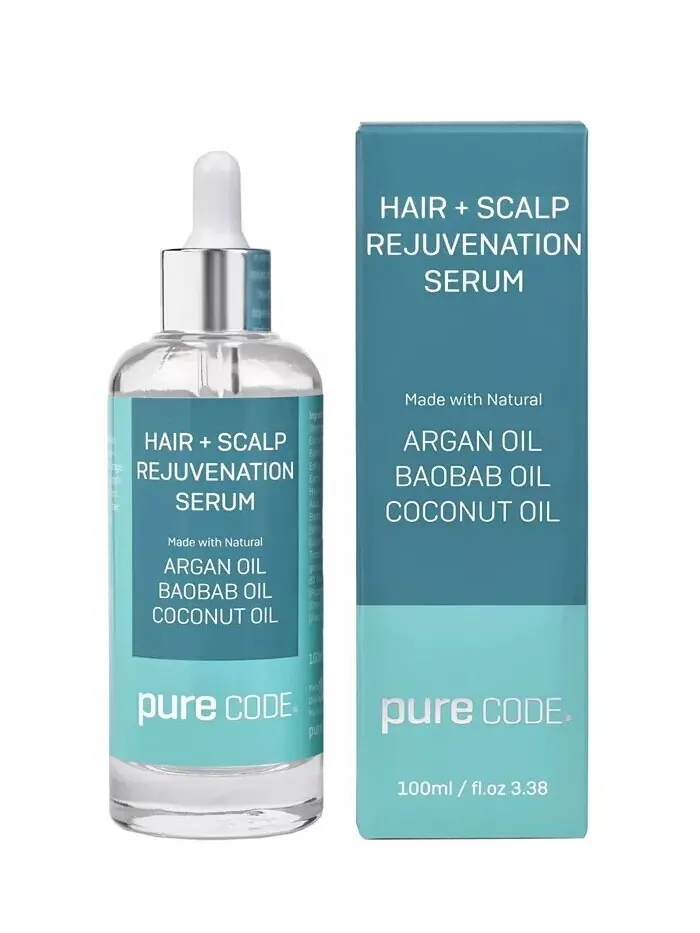 Roots Of Health Hair + Сыворотка для омоложения кожи головы, 3,38 унции Purecode — изображение 2 из 5