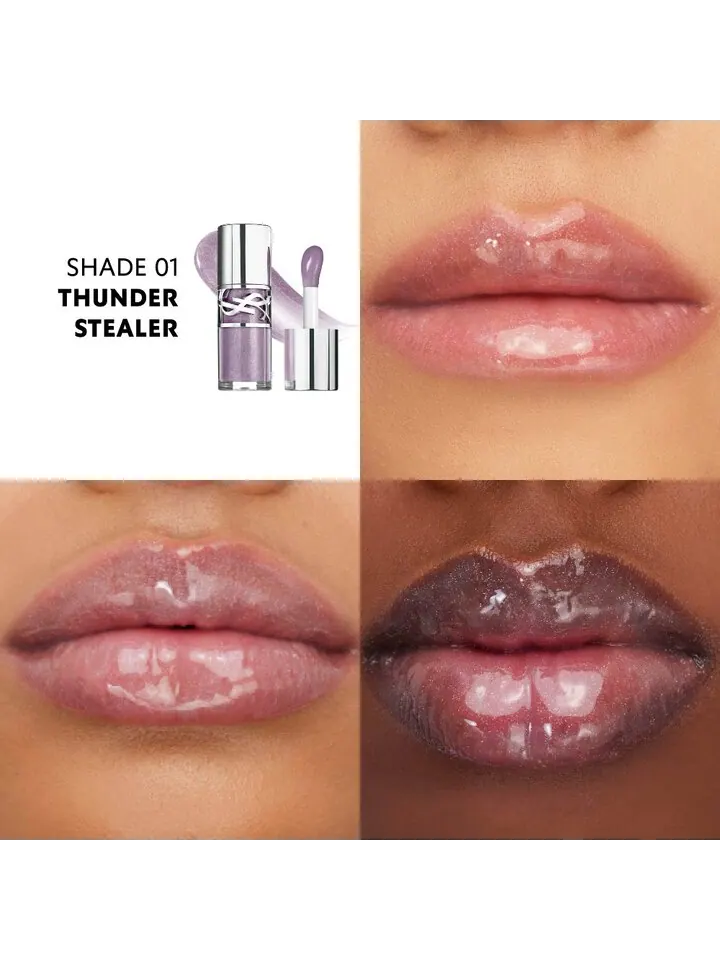 Блеск для губ Yves Saint Laurent Loveshine Plumping, оттенок 1 Thunder Stealer — изображение 6 из 6