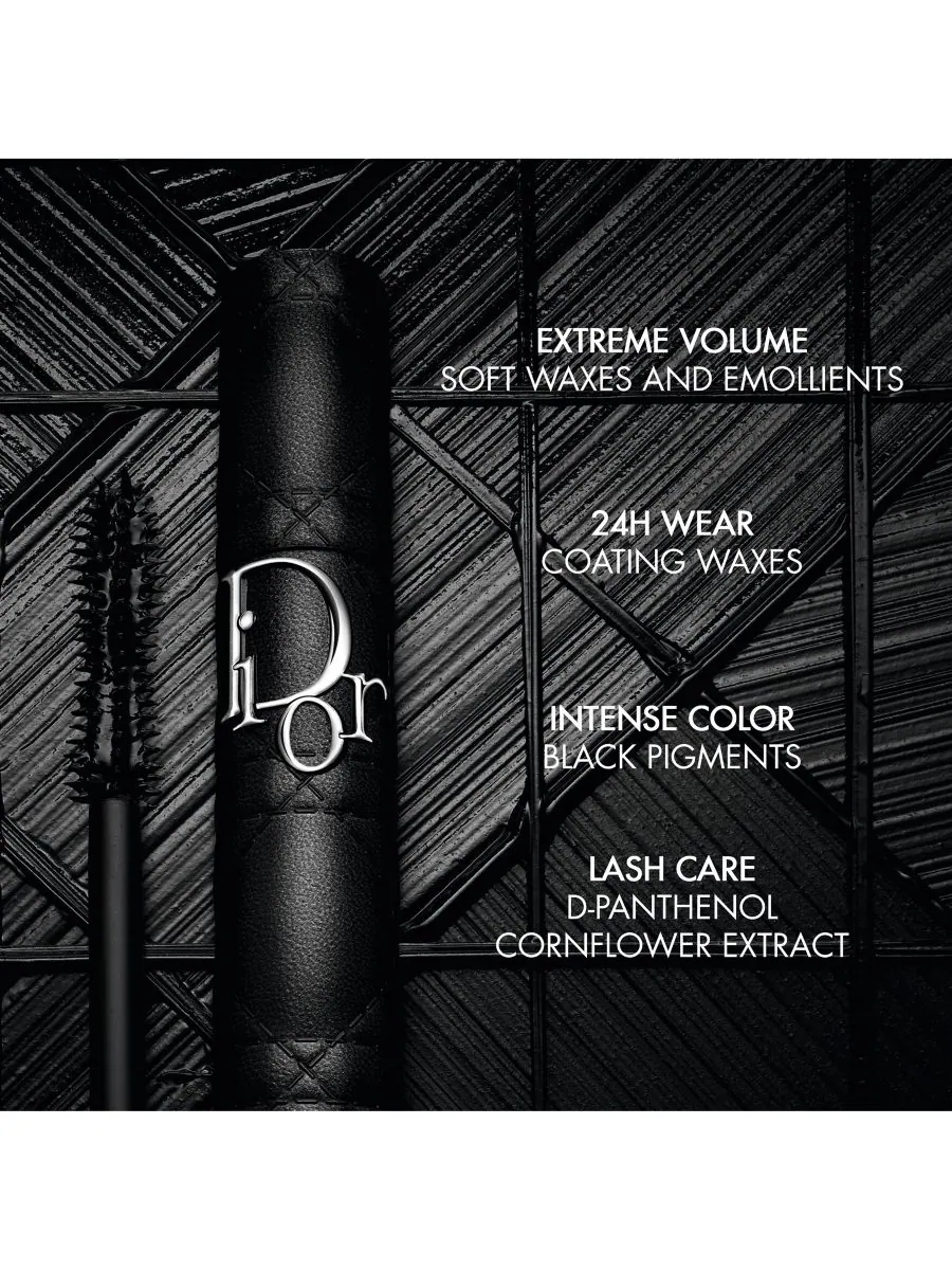 Тушь для ресниц Diorshow Overvolume Extreme Volume DIOR, цвет 090 overblack — изображение 4 из 10