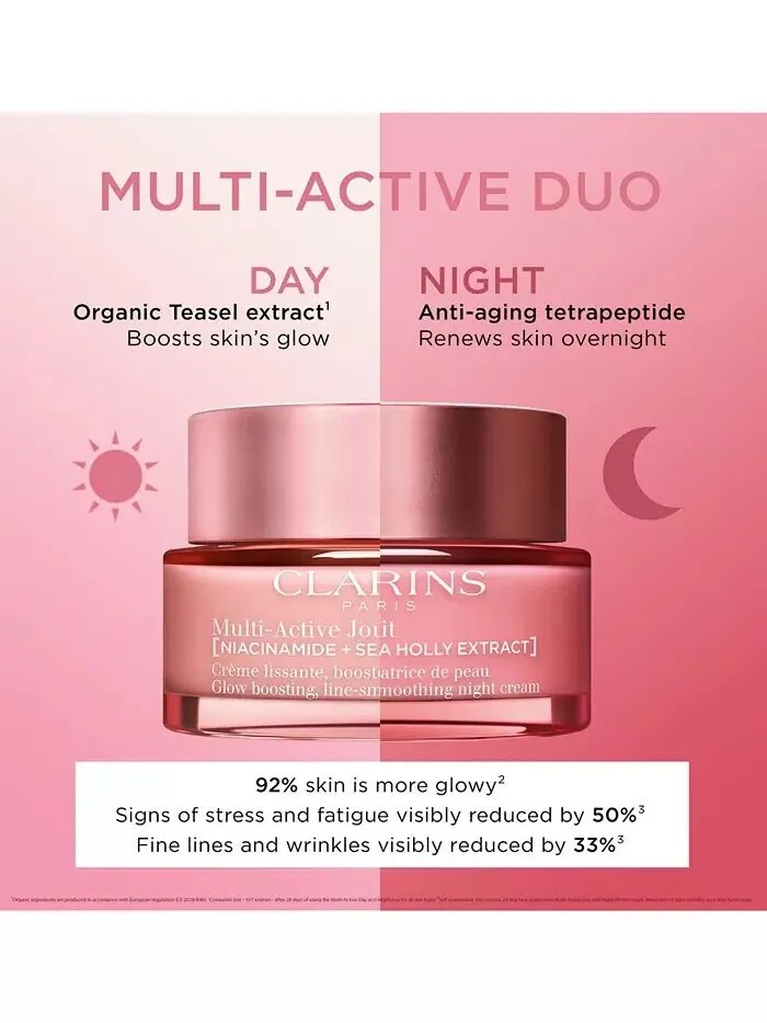 Крем для лица Clarins — Мультиактивный дневной увлажняющий для морщин, пор и сияния с ниацинамидом — изображение 6 из 9