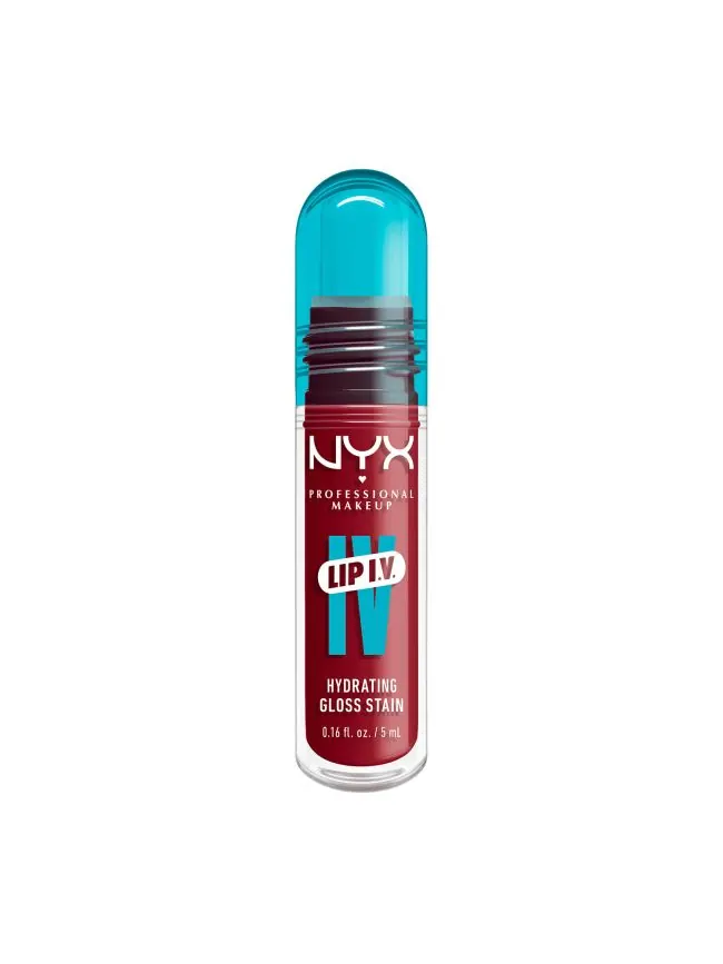 Увлажняющий блеск для губ NYX Professional Makeup Lip I.V. Hydrating Gloss Stain, Berry Thirsty, 5 — изображение 1 из 4