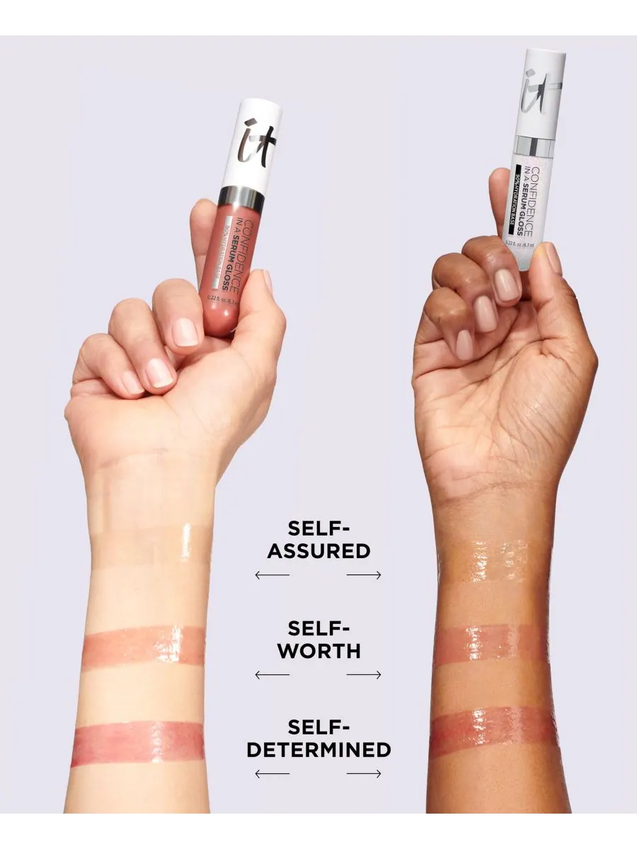 Уверенность в блеске для губ на основе сыворотки IT Cosmetics, цвет self-assured — изображение 3 из 5
