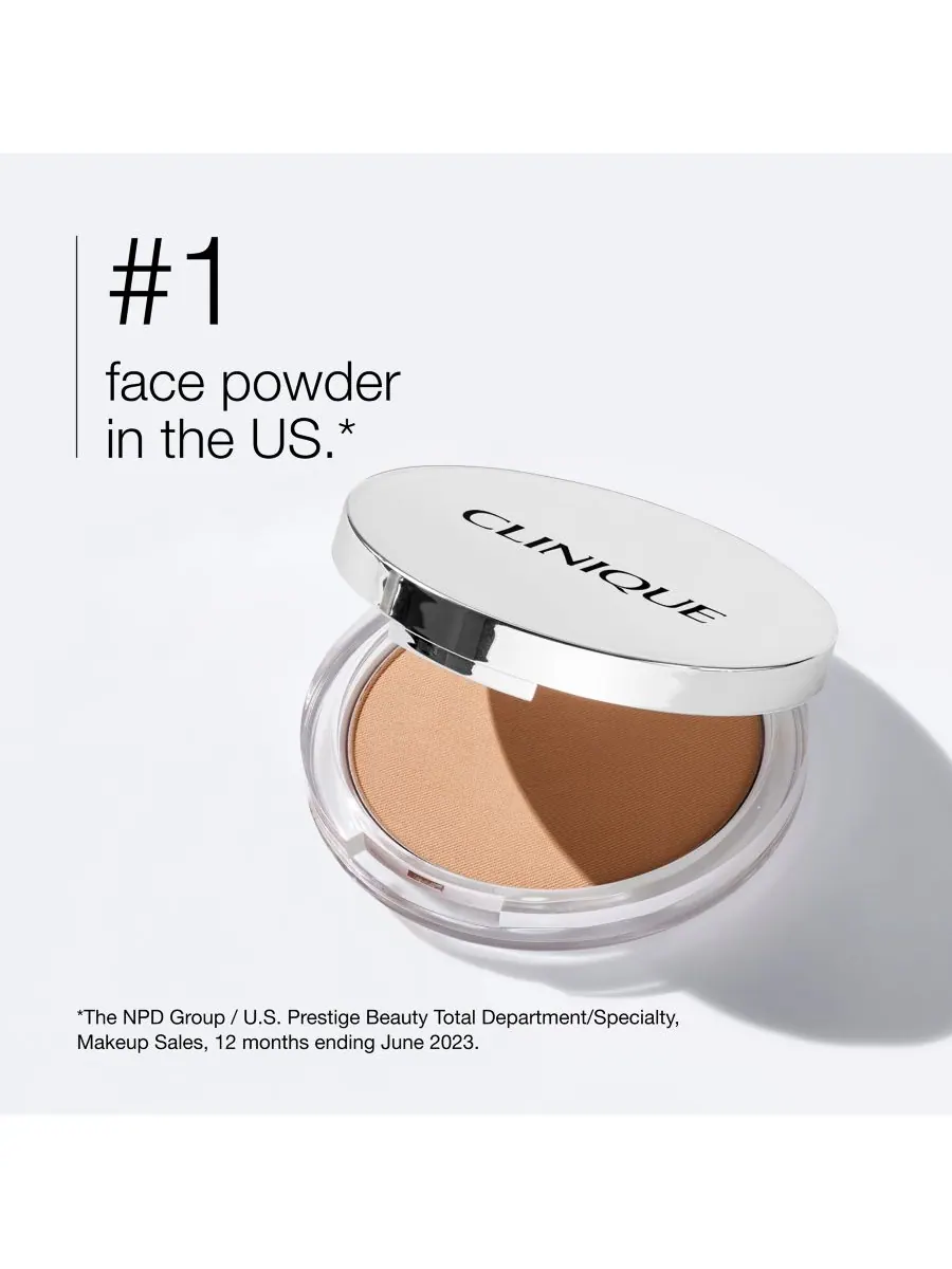 Полупрозрачная матирующая прессованная пудра Stay-Matte, 0,27 унции Clinique, цвет invisible matte — изображение 3 из 5