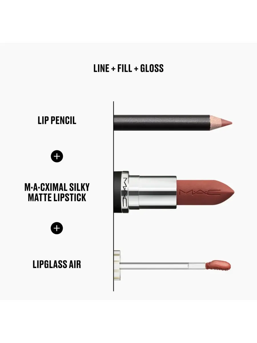 Комплект из 2 мини-блесков для губ Lipglass Air MAC, Ice Baby, Love Me — изображение 7 из 7