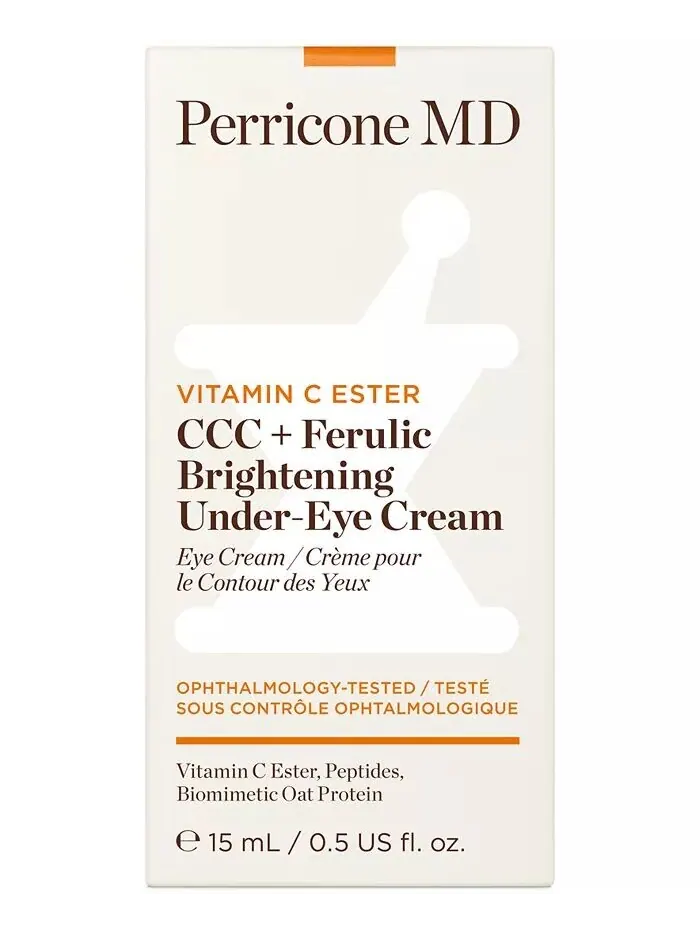 Крем для лица Perricone Md — Эстер витамина С CCC + осветляющий под глазами с феруловой кислотой — изображение 4 из 5
