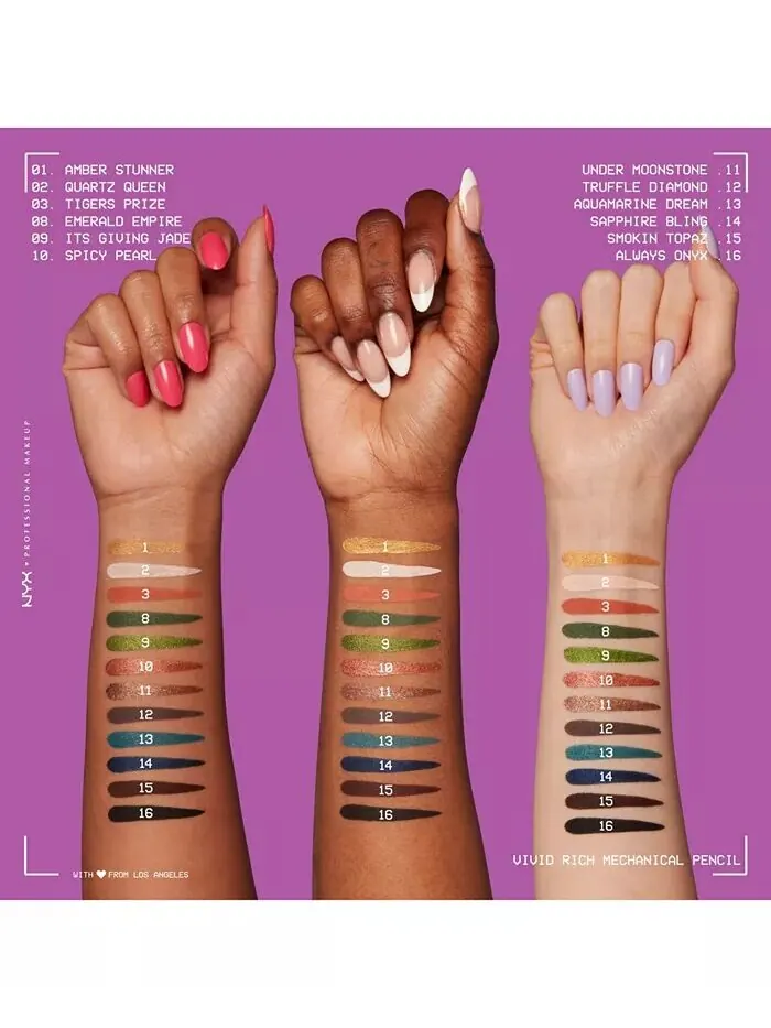 Выдвижная подводка для глаз Vivid Rich Nyx Professional Makeup, цвет Tigers Prize — изображение 10 из 11