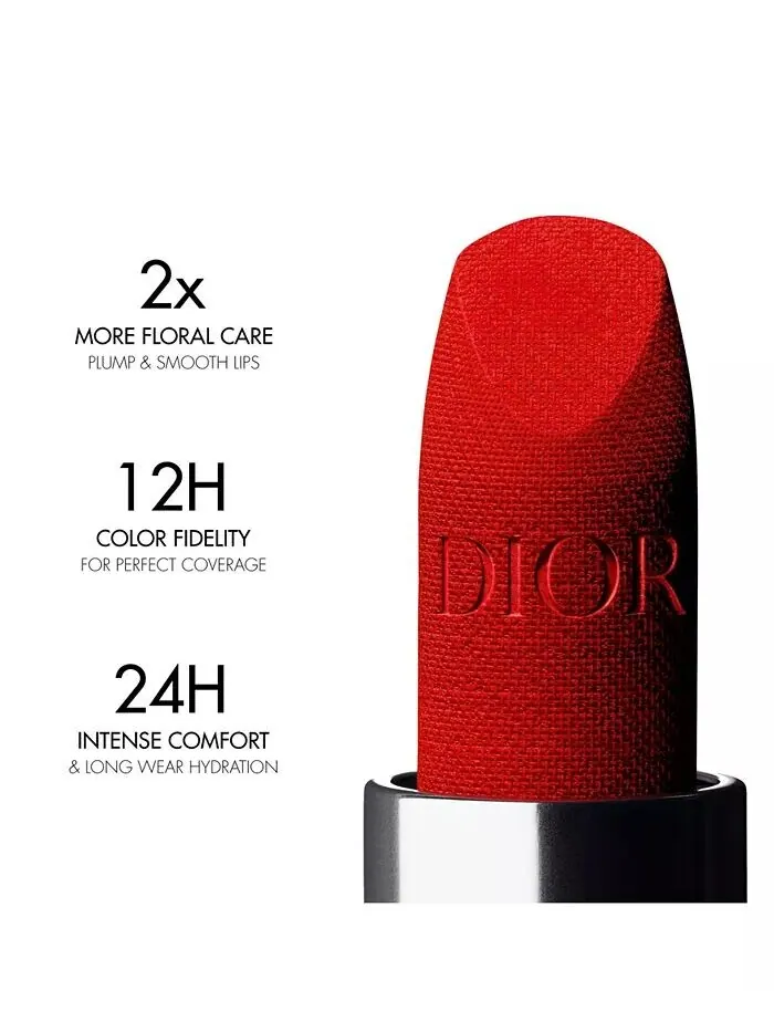 Губная помада Rouge Dior – бархатная, цвет NEW! 313 Intuition — изображение 8 из 8