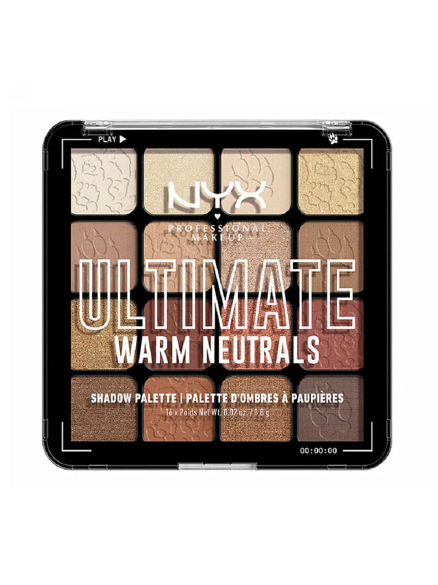 Палетка теней для век Nyx Professional Makeup Ultimate, warm neutrals — изображение 1 из 5