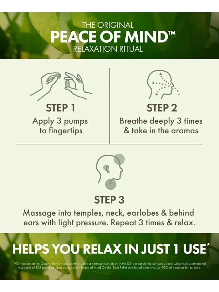 Сыворотка Origins — Peace of Mind Мгновенная сенсорная помощь — изображение 4 из 6