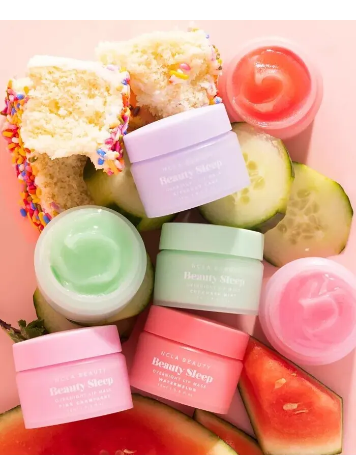 Маска для лица NCLA Beauty — Ночная для губ Sleep – розовое шампанское — изображение 3 из 5