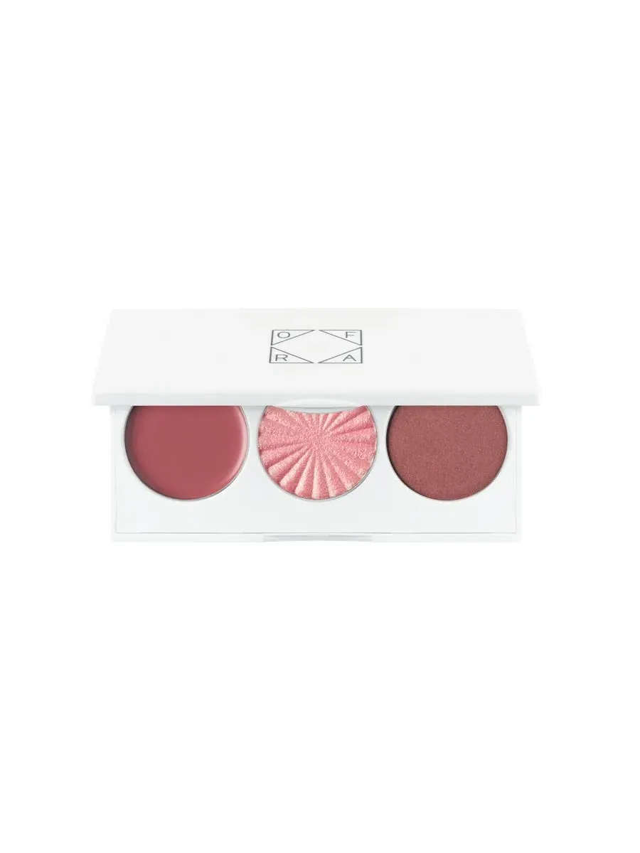 Палетка для щек 3-в-1 Velvet Hues OFRA Cosmetics, Berry-Inspired Velvet Tones