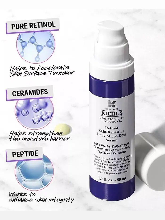 Флюид Kiehl's — С ретинолом, керамидами и пептидами — изображение 7 из 8