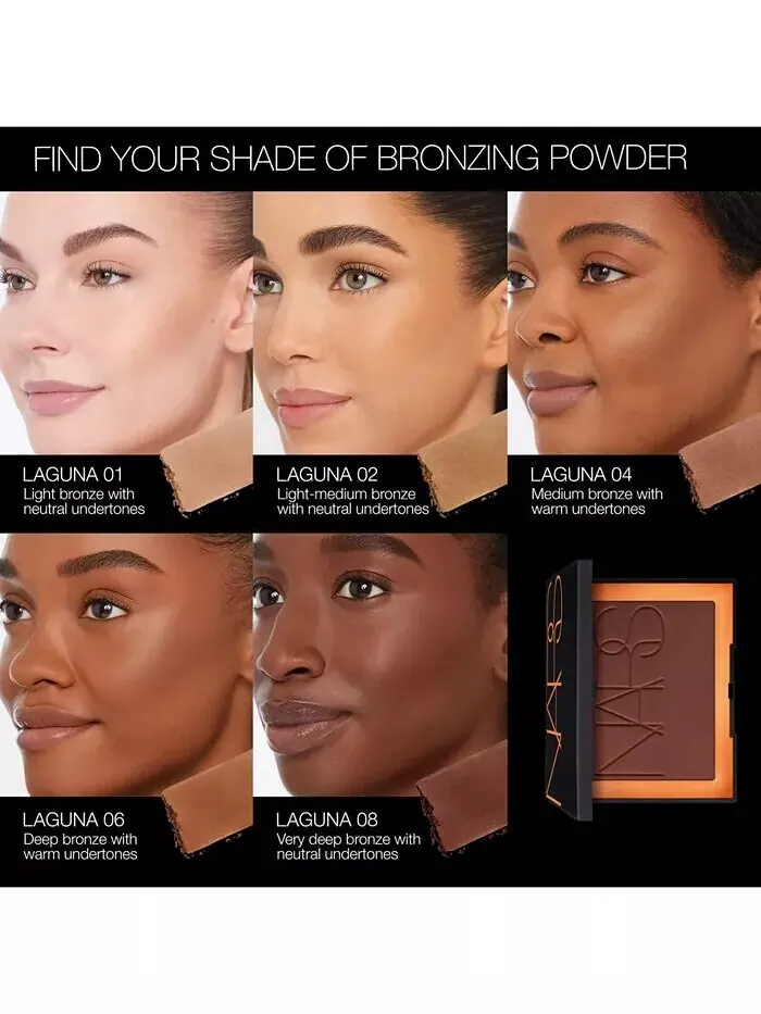 Бронзирующая пудра Laguna Mini без талька Nars, цвет Laguna 04 — изображение 4 из 11