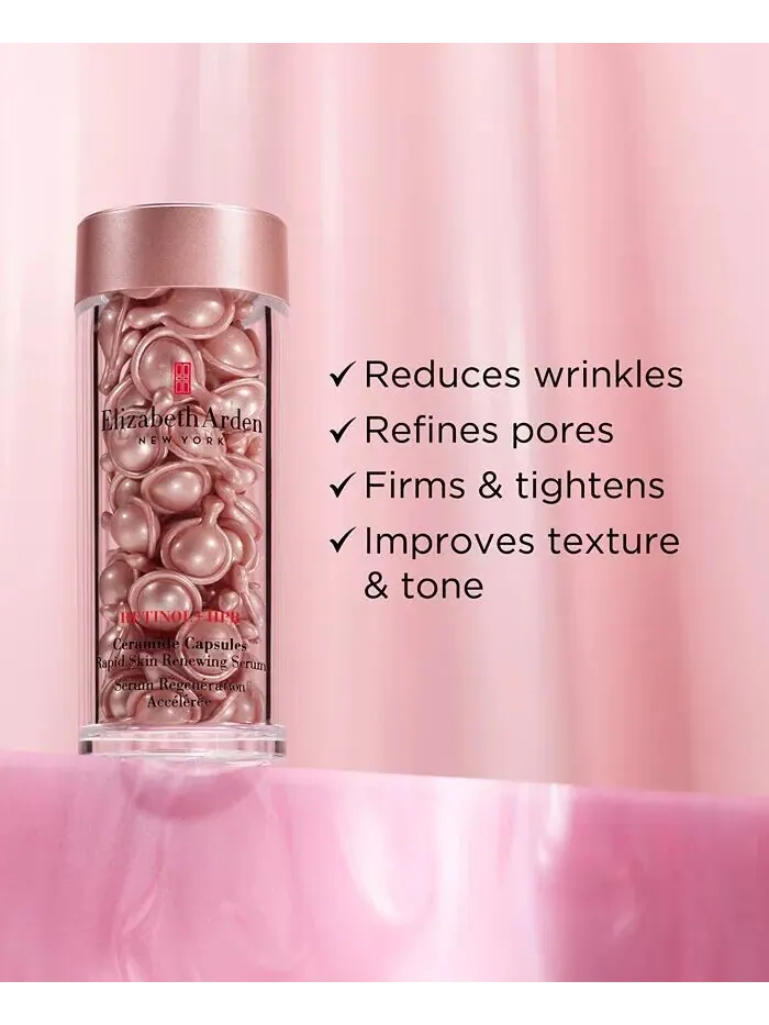 Сыворотка Elizabeth Arden — Retinol + HPR Ceramine Capsules для быстрого обновления кожи — изображение 12 из 15