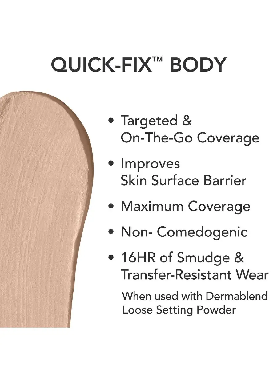 Быстродействующее средство для тела Quick-Fix Body, 0,42 унции Dermablend — изображение 3 из 9