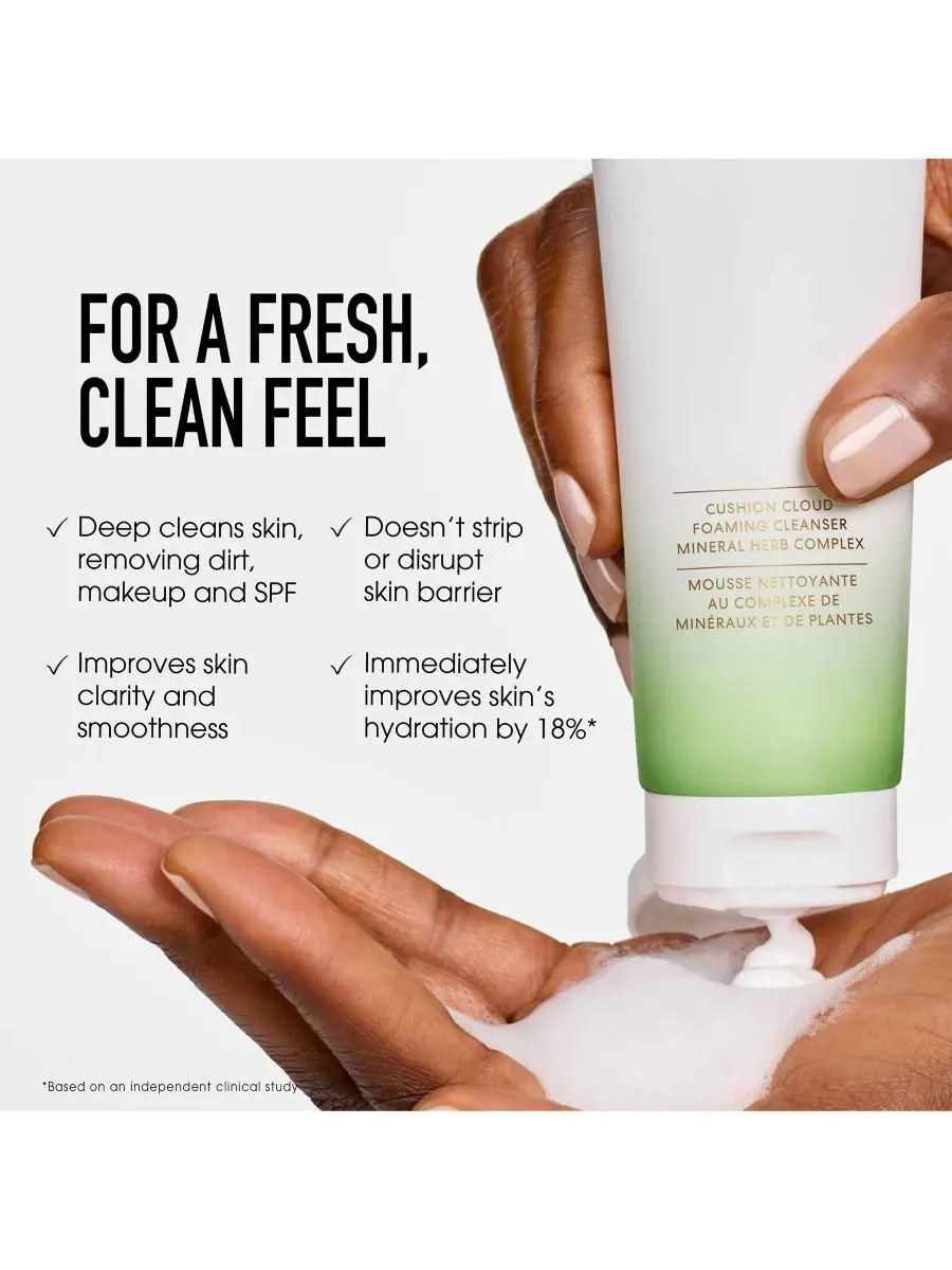 Сыворотка bareMinerals — SKINLONGEVITY Cushion Cloud Gentle Foaming Cleanser , Skinlongevity — изображение 4 из 10