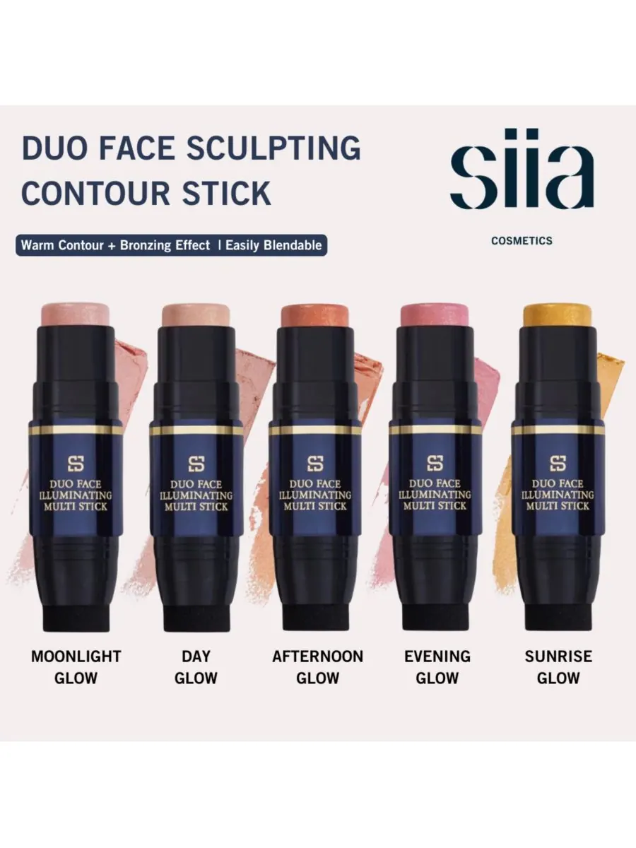 Двойной осветляющий стик для лица SIIA Cosmetics, цвет sunrise glow — изображение 3 из 7