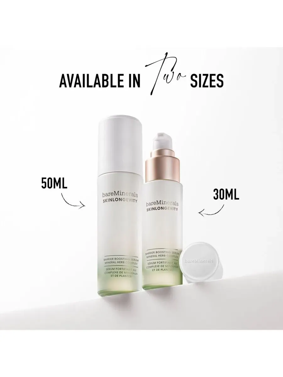 Сыворотка для лица с ниацинамидом, 50 мл, Skinlongevity Barrier Boosting Serum bareMinerals — изображение 13 из 13