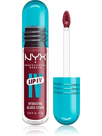 Увлажняющий блеск для губ NYX Professional Makeup Lip I.V. Hydrating Gloss Stain, Bubblegum Burst — изображение 1 из 6