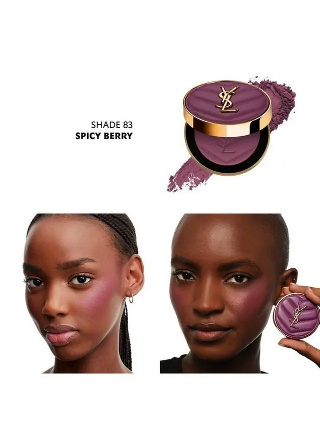 Румяна Yves Saint Laurent Make Me Blush Bold Blurring Blush, 83 Spicy Berry, 5 г — изображение 3 из 6