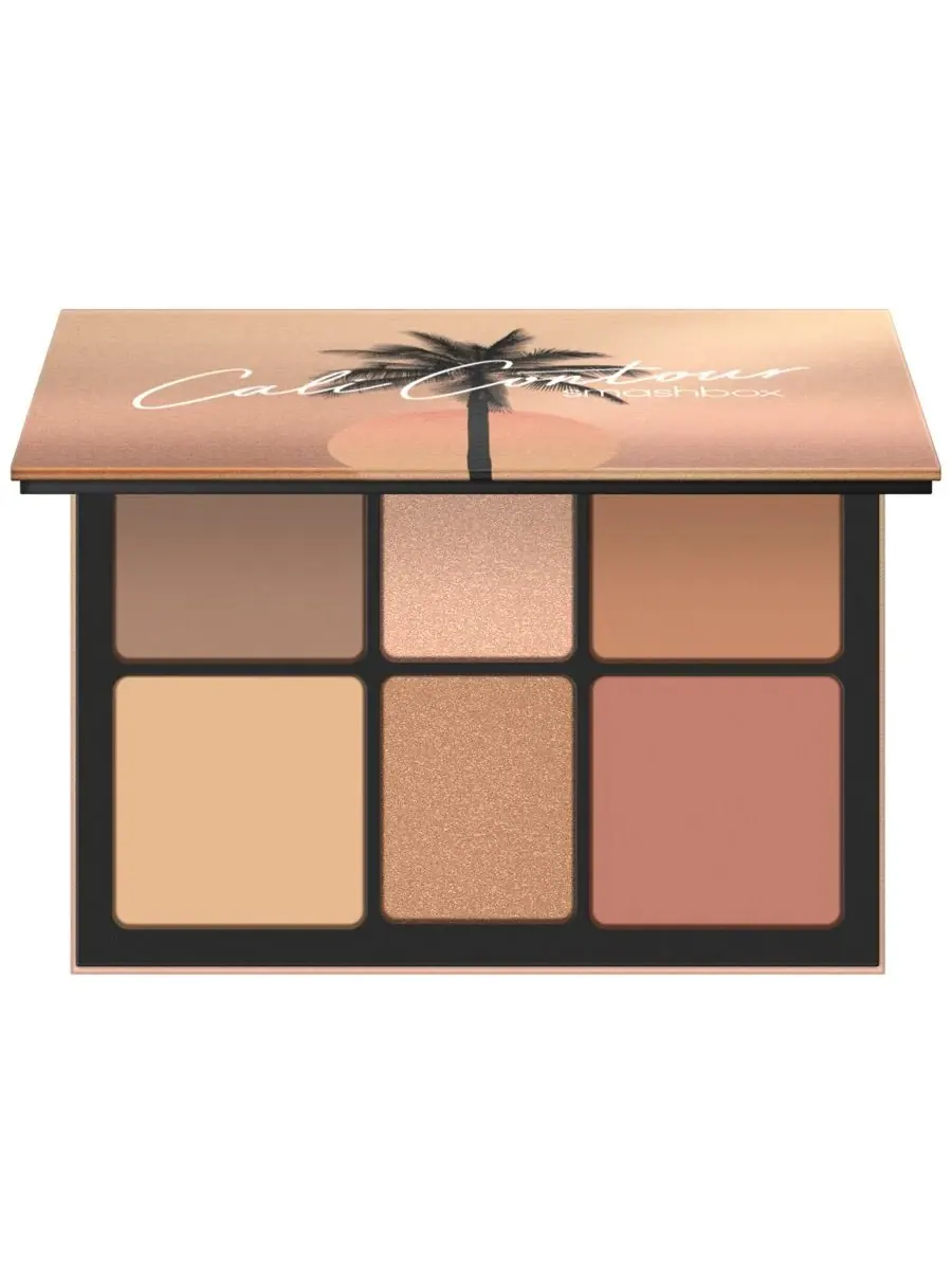 Палетка для лица Cali Contour Blush, Highlighter & Бронзер Smashbox, Light/Medium — изображение 1 из 9
