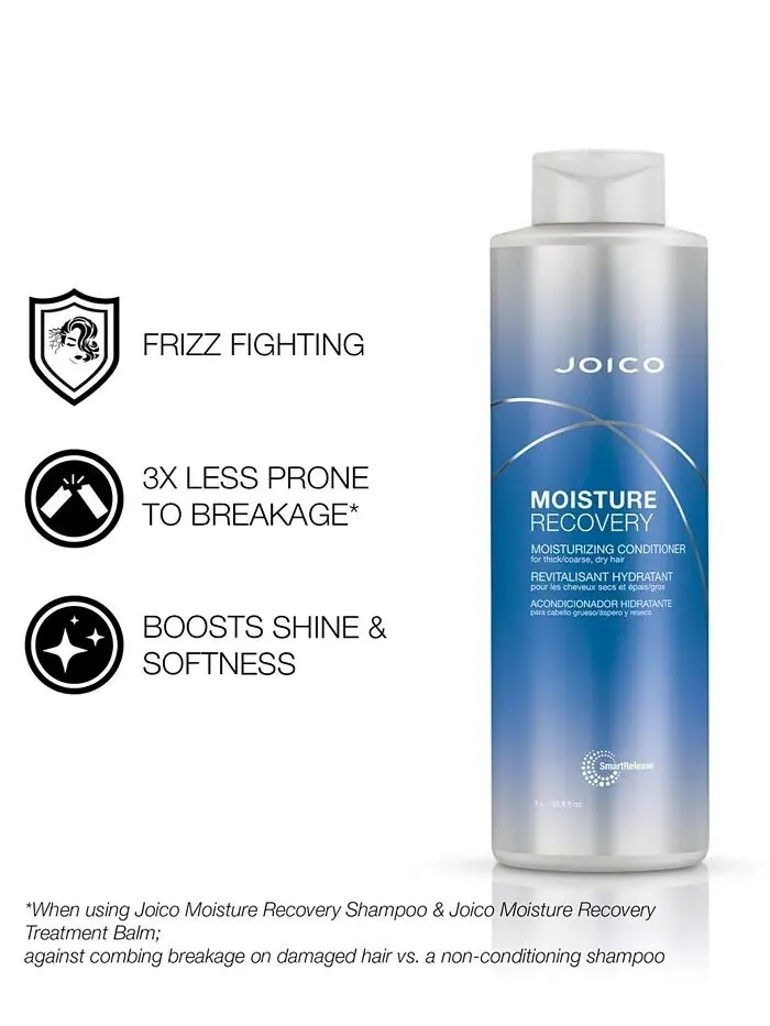 Увлажняющий кондиционер Moisture Recovery для сухих волос, 33, 8 унции Joico — изображение 3 из 6