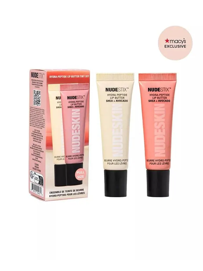 2 шт. Набор увлажняющего масла для губ Nudeskin с пептидами Nudestix, цвет Original: Tint-free — изображение 1 из 10