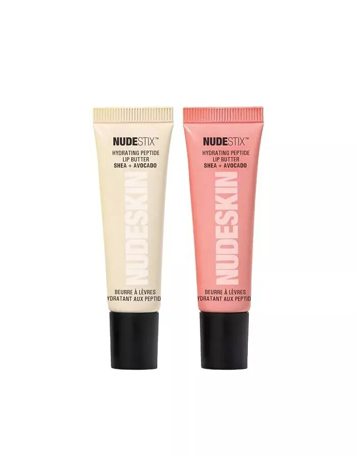 2 шт. Набор увлажняющего масла для губ Nudeskin с пептидами Nudestix, цвет Original: Tint-free — изображение 2 из 10