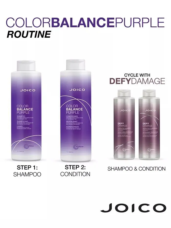 Фиолетовый кондиционер Color Balance, 33, 8 унции Joico — изображение 6 из 6