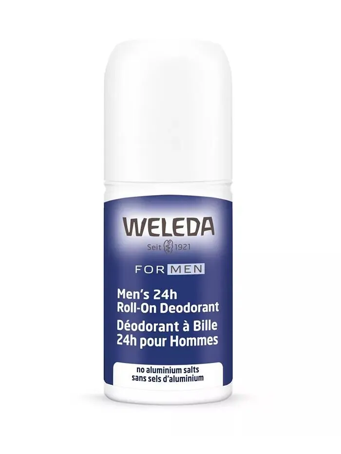 Мужской шариковый дезодорант на 24 часа, 1,7 унции Weleda — изображение 1 из 1