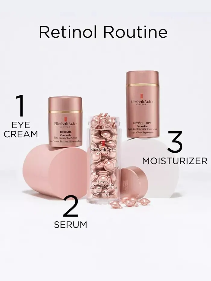 Сыворотка Elizabeth Arden — Retinol + HPR Ceramine Capsules для быстрого обновления кожи — изображение 4 из 15