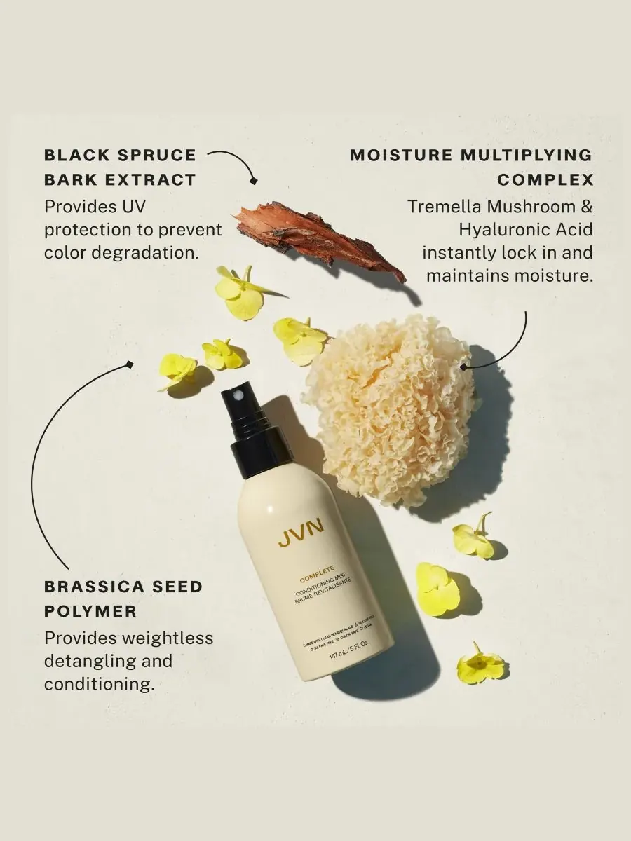 JVN Hair Несмываемый кондиционирующий спрей Complete, 140 мл — изображение 3 из 6